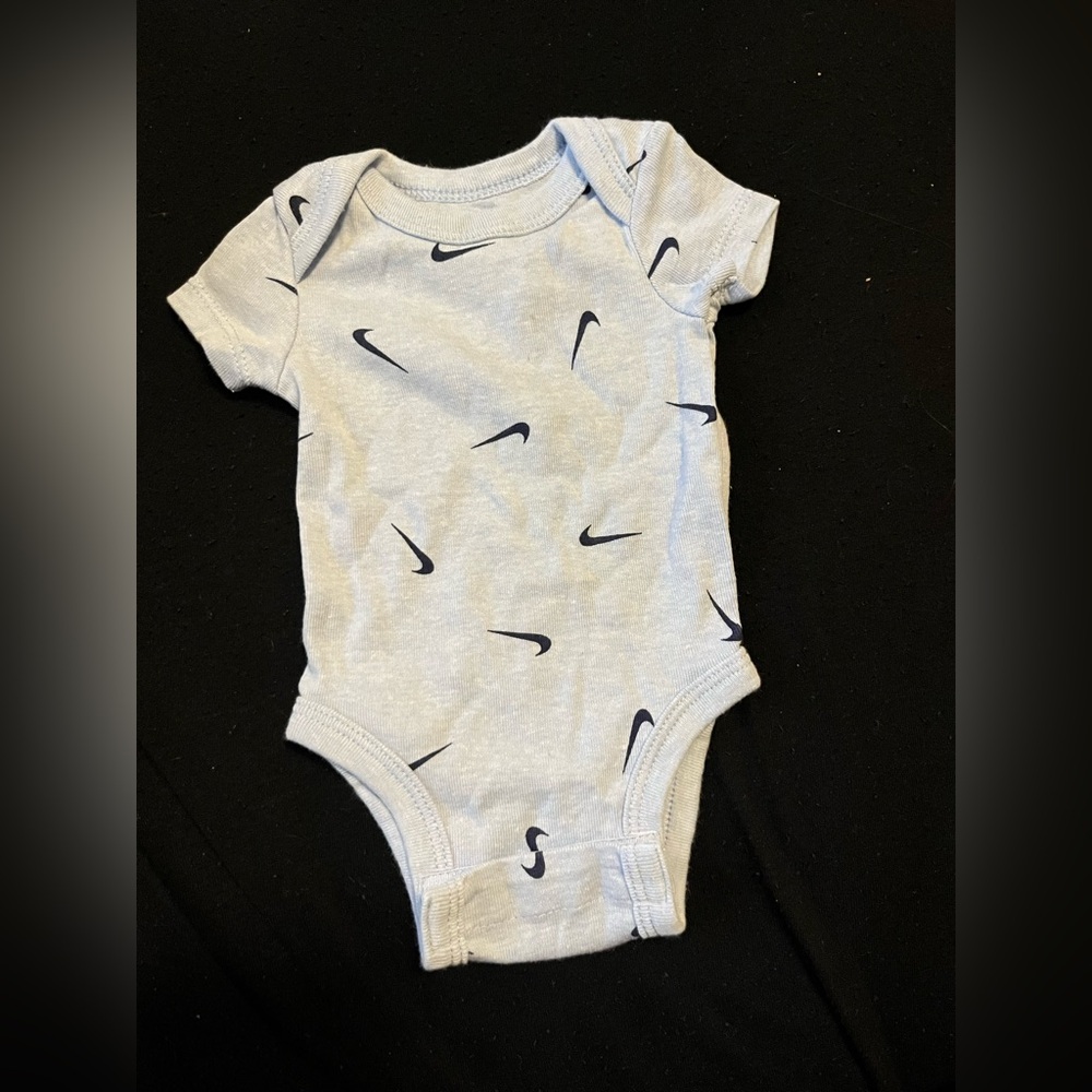 Light Blue Nike Onesie